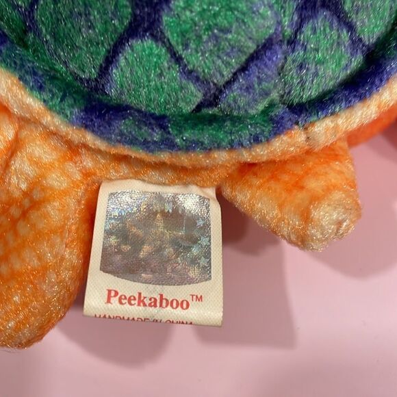 Vintage Peekaboo the Turtle 2000 Ty Beanie Baby 6.5” Excellent Used Condition - Picture 6 of 7